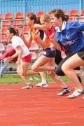 Start utrke učenica na 100 m