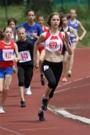 14.05.2011. - HALS - 2. kolo mlađe kategorije, Zagreb - Elena Martinčević u utrci na 600 m za ml.kadetkinje