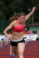 26.05.2012. - Miting Slovenska Bistrica - Ivana Lončarek iz AK Zagreb Ulix u finišu utrke na 100 m s preponama