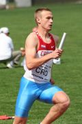 Posljednji trkač hrvatske štafete u utrci 4 x 400 m