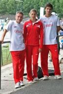 07.07.2010. - Četveromeč HUN-CRO-CZE-SLO, Veszprem Mađarska - Antoni Zelić i Antonija Radić, reprezentativci iz Knina sa trenerom La